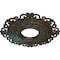 Ekena Millwork Orrington Ceiling Medallion (Canopies up to 6 1/4"), 22"OD x 6 1/4"ID x 1 3/4"P, Bronze Blue Patina CM22ORBBS - alternate 2